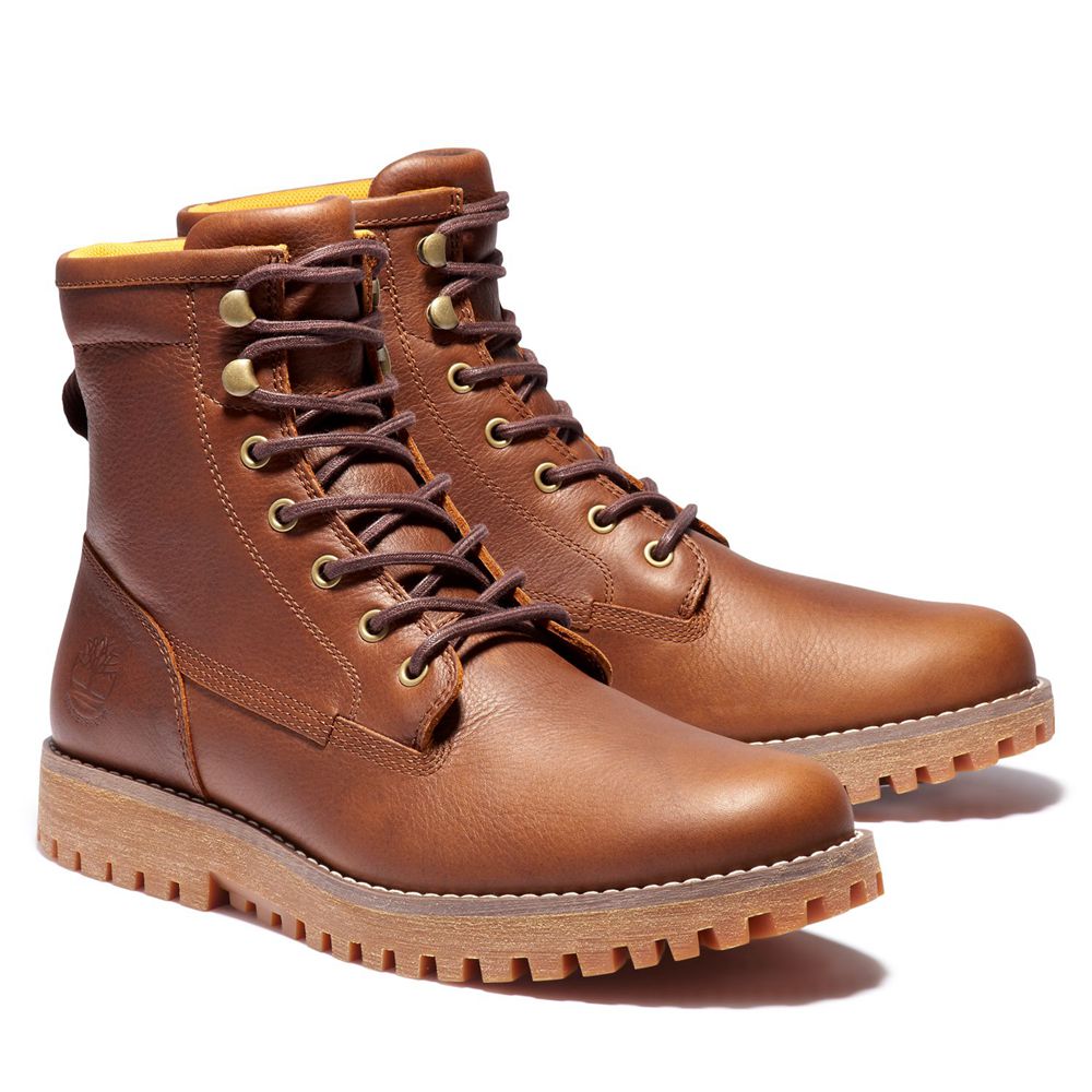 Botas de Nieve Timberland Argentina Hombre - Jackson\'s Landing Waterproof - Marrones - BGRKSA-540